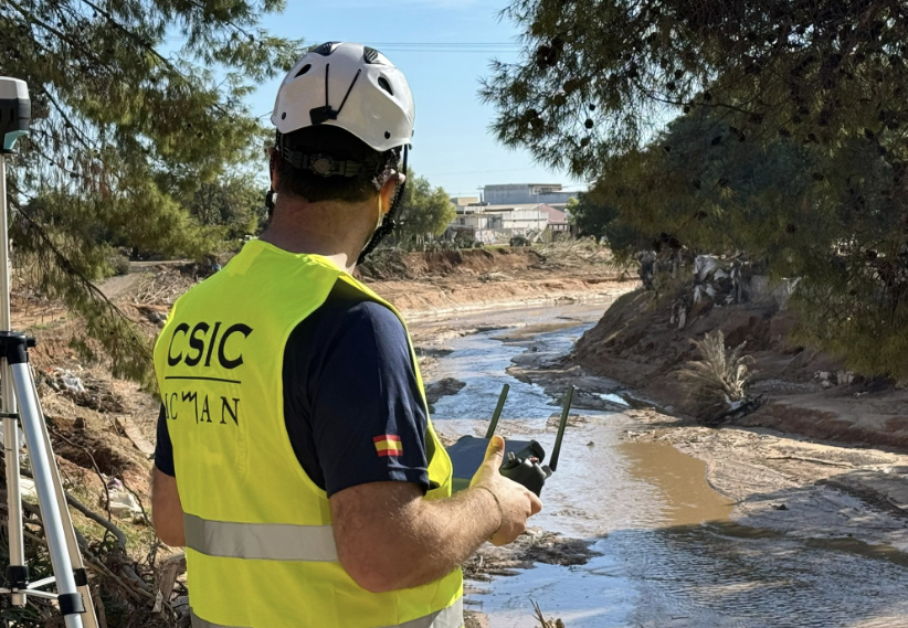 Press Release - CSIC Study Highlights the Role of Drones in Assessing Infrastructure and Pollutants During the 2024 DANA Event