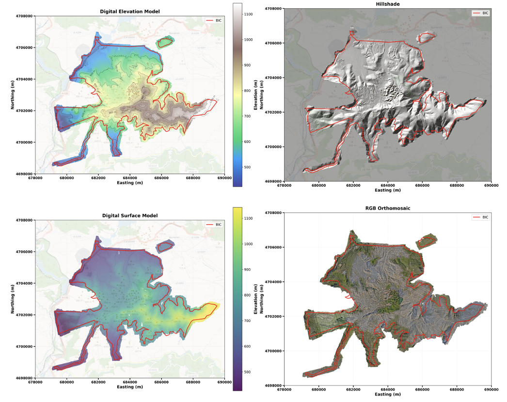 Post-fire lidar dataset and 3D reconstruction of Las Médulas World Heritage Cultural Landscape (NW Spain)