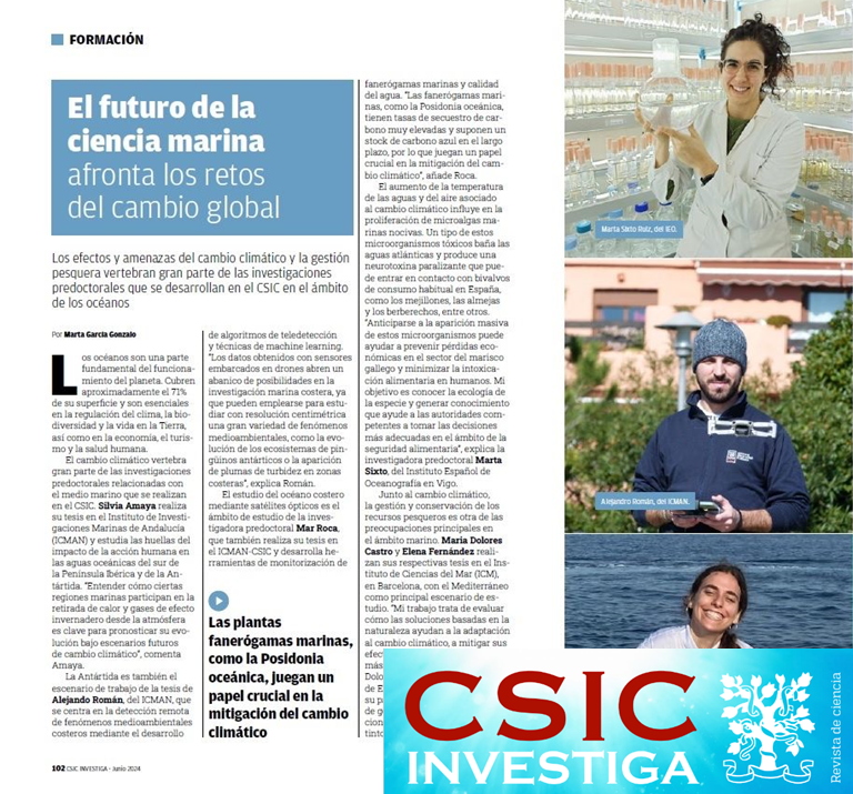 CSIC Investiga - Oceans: The Future of Marine Science Facing the Challenges of Global Change